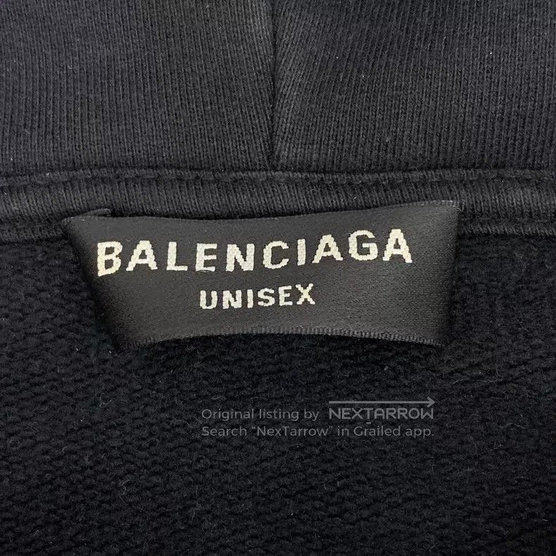 Other Balenciaga Black Letter Printed Destroyed Vintage Cotton H Size US M / EU 48-50 / 2 - 5 Thumbnail