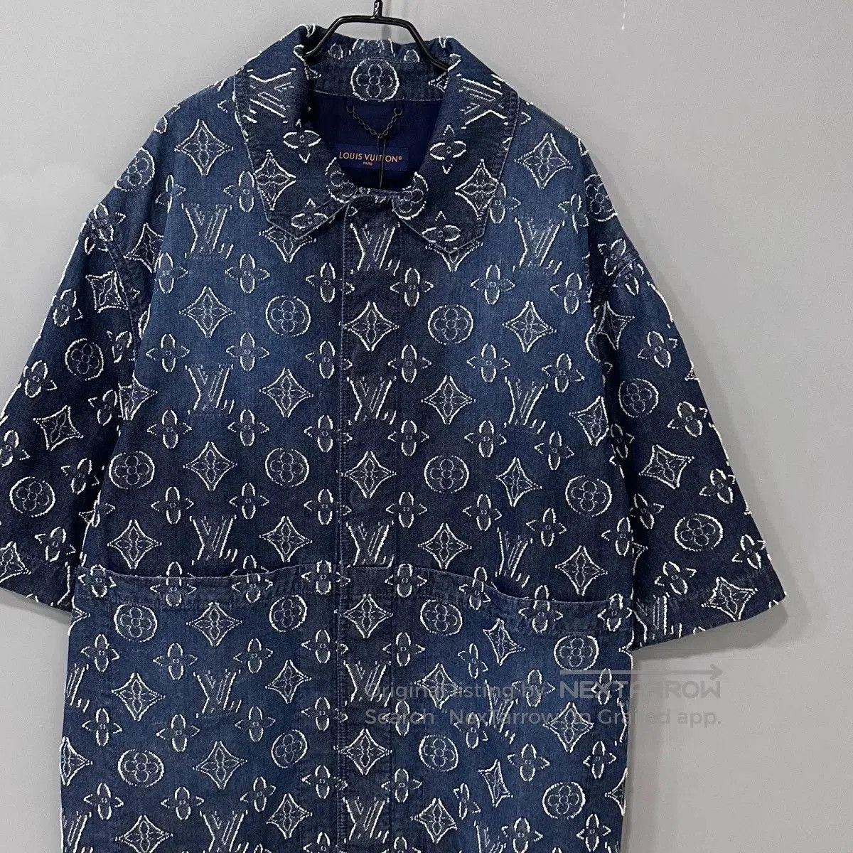 Louis Vuitton louis vuitton blue gradient denim short sleeve. Size US L / EU 52-54 / 3 - 2 Thumbnail