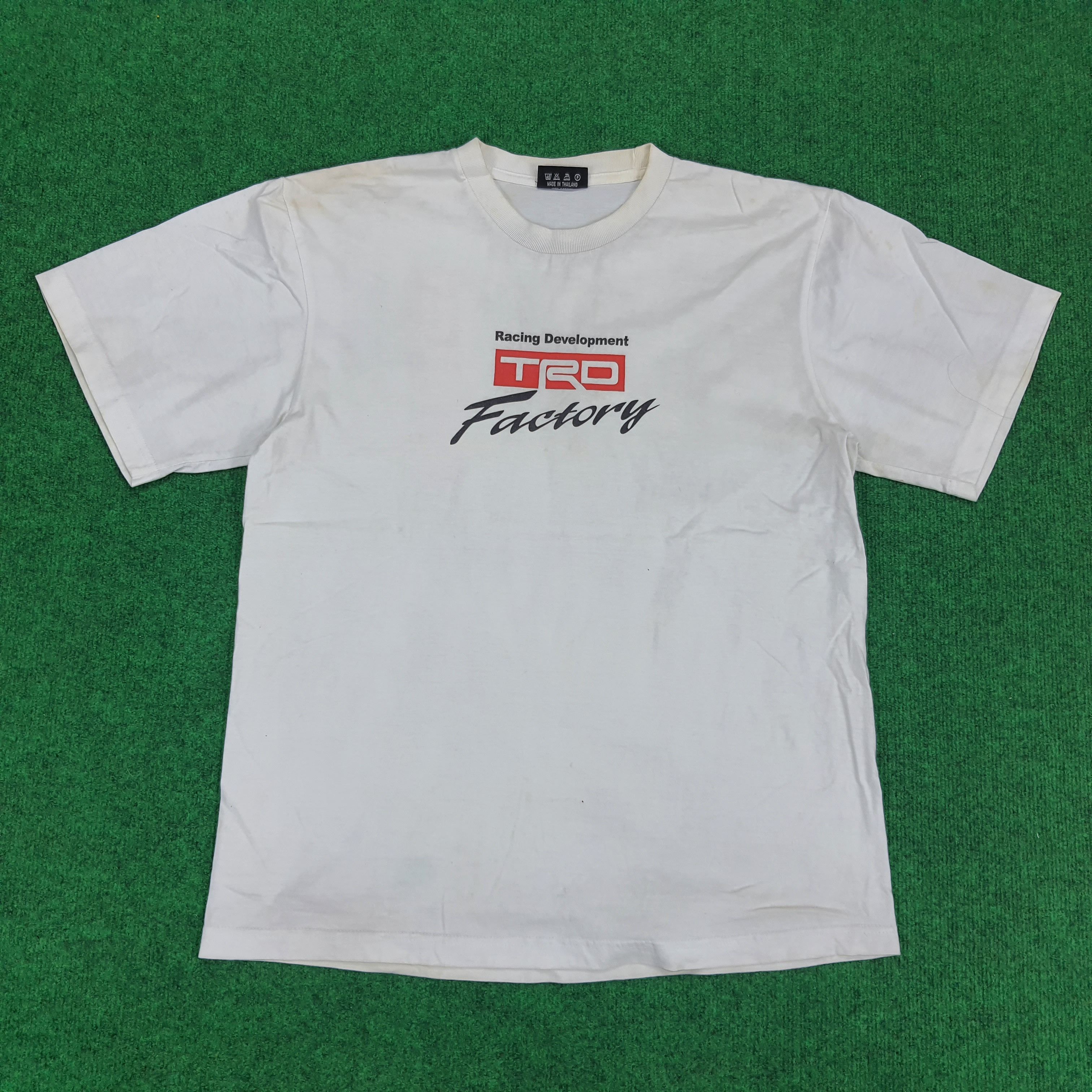 Japanese Brand × Vintage Vintage Toyota Racing Development Racing Team T-shirt Size US L / EU 52-54 / 3 - 3 Thumbnail