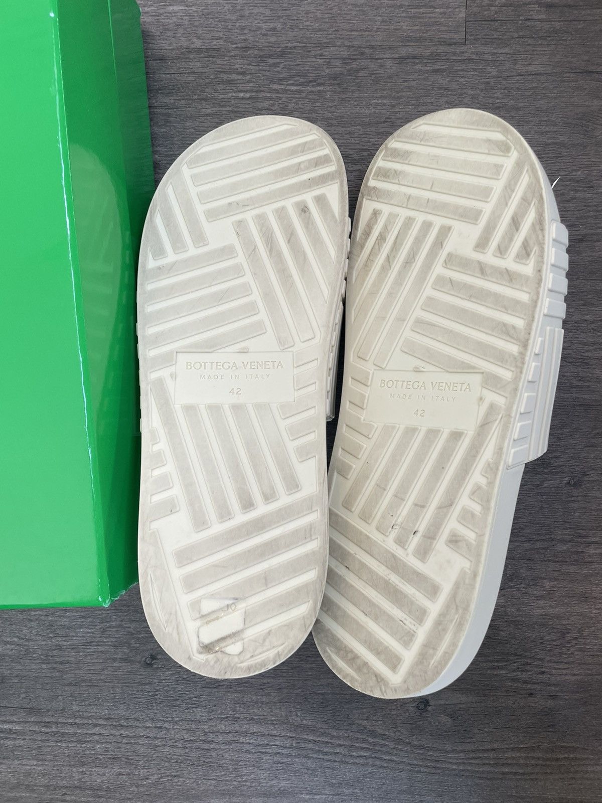 Bottega Veneta Bottega Veneta Slides Sea Salt Size US 9 / EU 42 - 4 Thumbnail