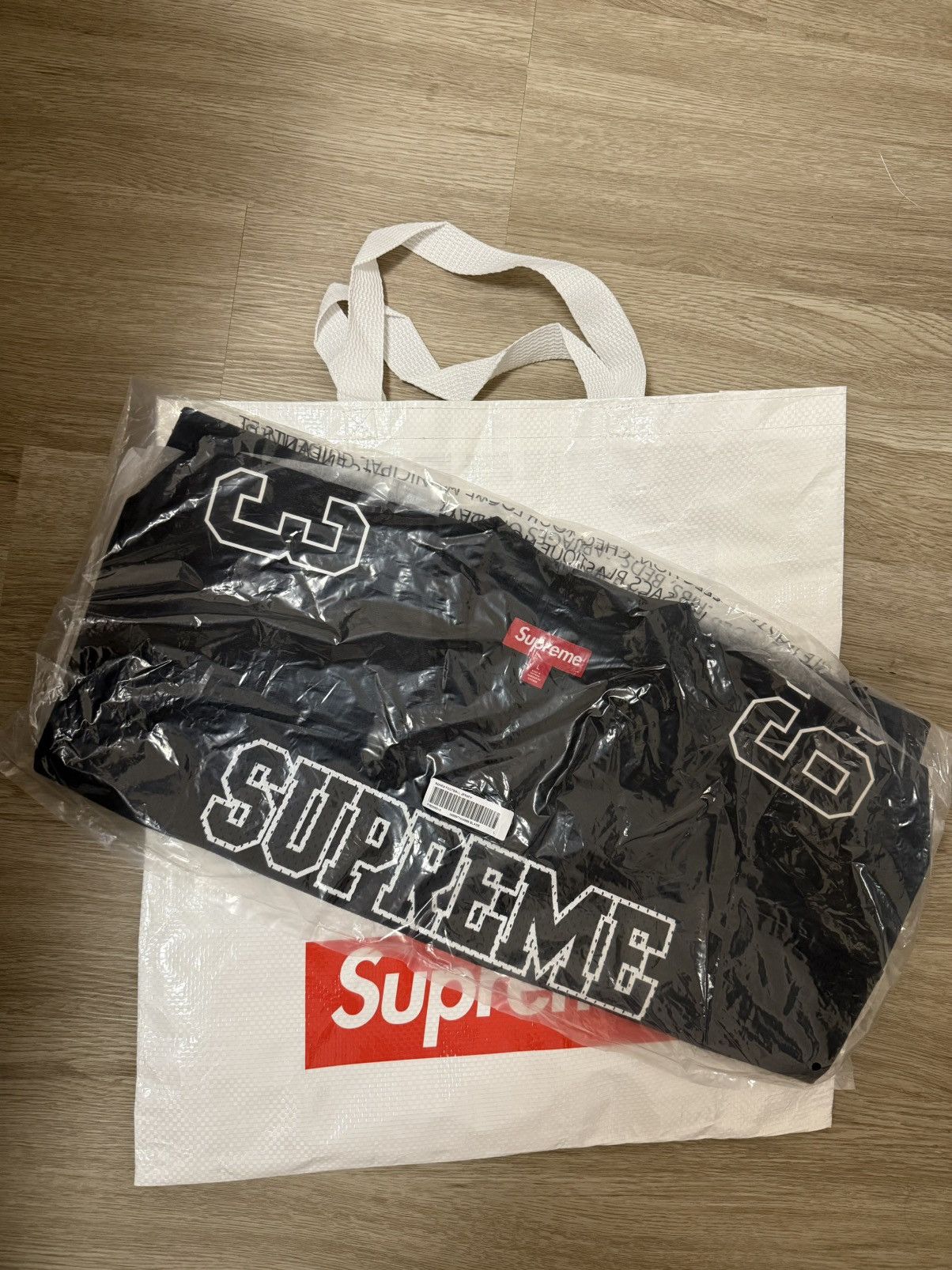 Supreme Bones Football Jersey Black Large INHAND