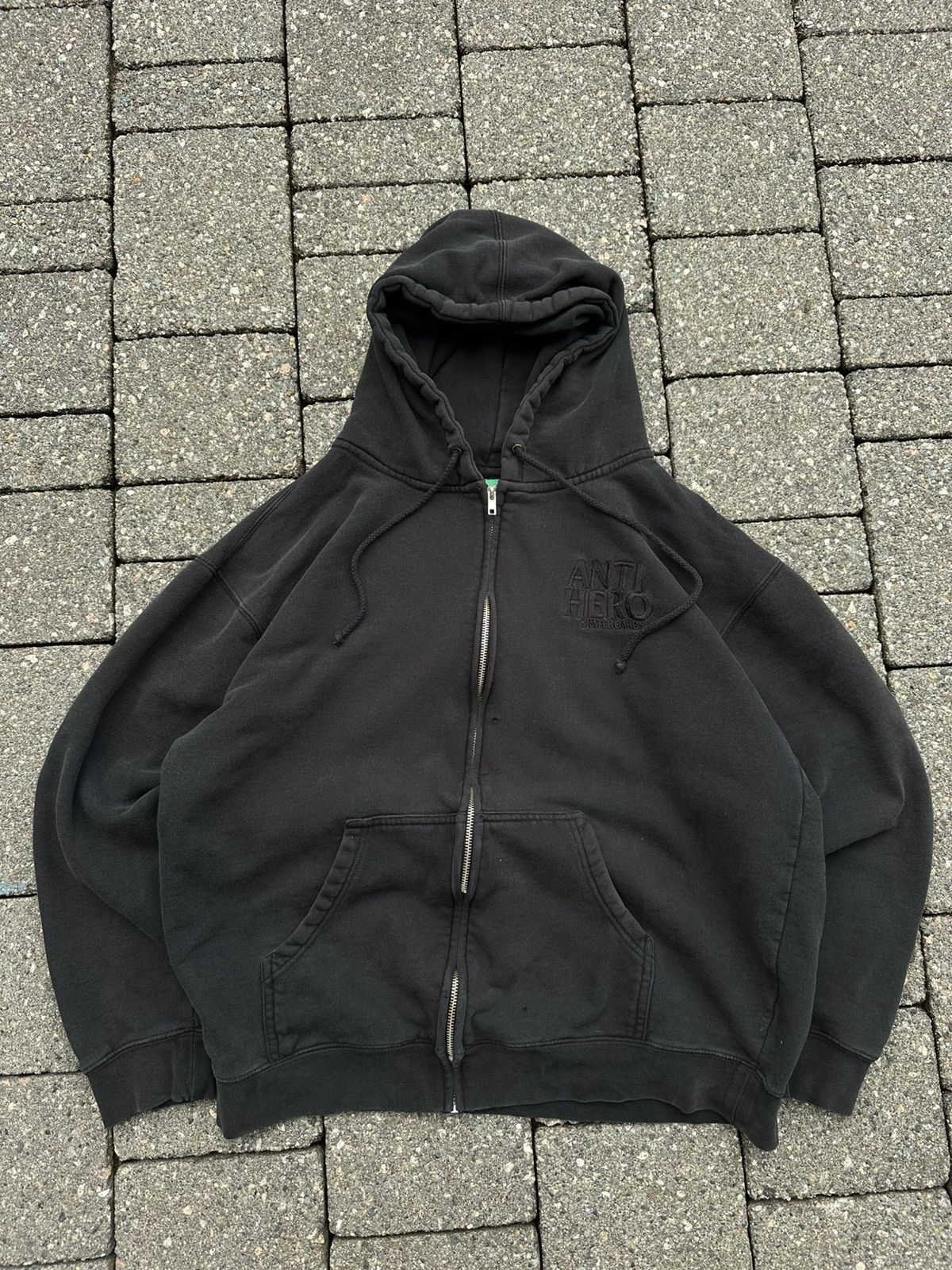 Antihero Vintage Antihero Black Zip up Hoodie Size US L / EU 52-54 / 3 - 1 Thumbnail
