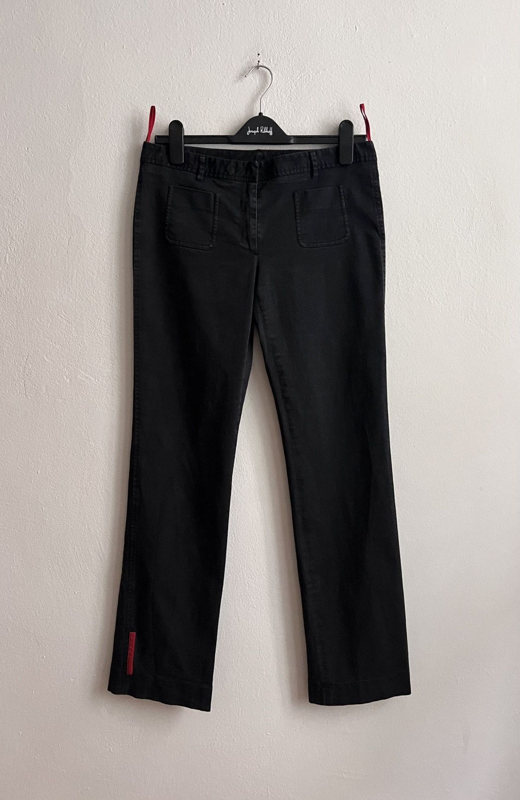 2000s Prada Red Line trousers