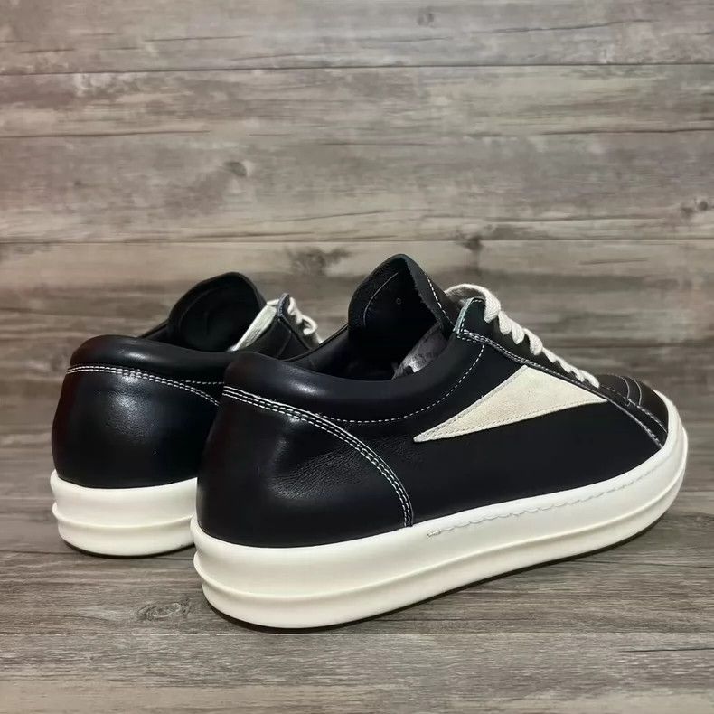Rick Owens Rick Owens Infringement of black and white leather shoes 2 Size US 10 / EU 43 - 3 Thumbnail