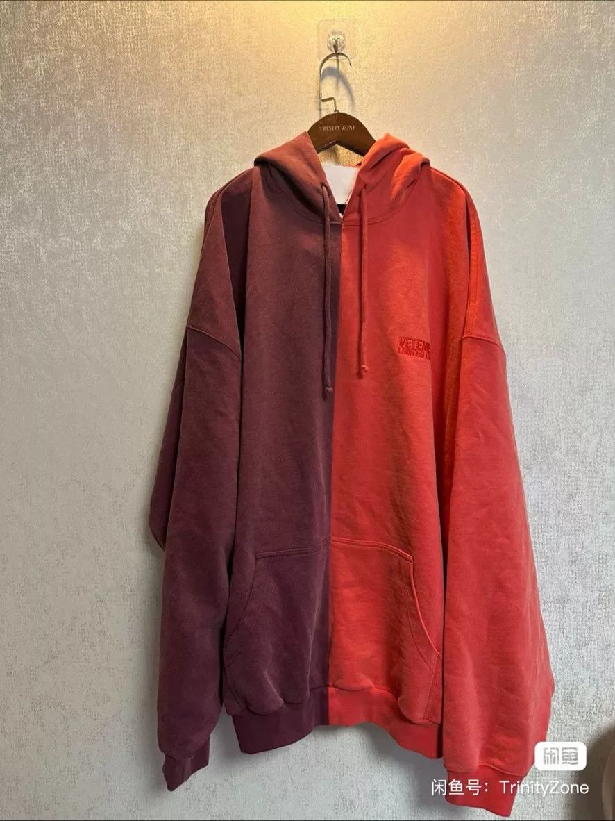 Vetements vetements color-blocked oversized hoodie Size US S / EU 44-46 / 1 - 1 Thumbnail
