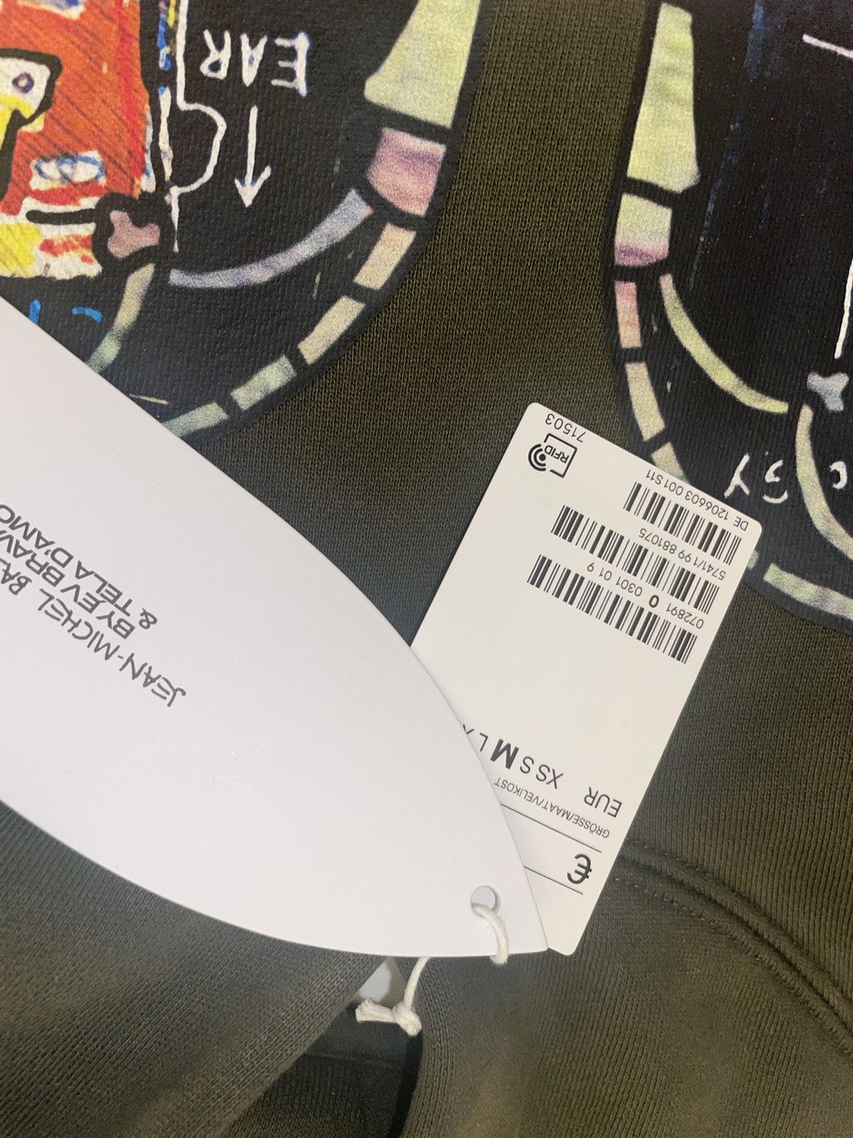 H&M × Jean-Michel Basquiat × Who Decides War H&M x Who Decides War x Basquiat Hoodie M Size US M / EU 48-50 / 2 - 3 Thumbnail