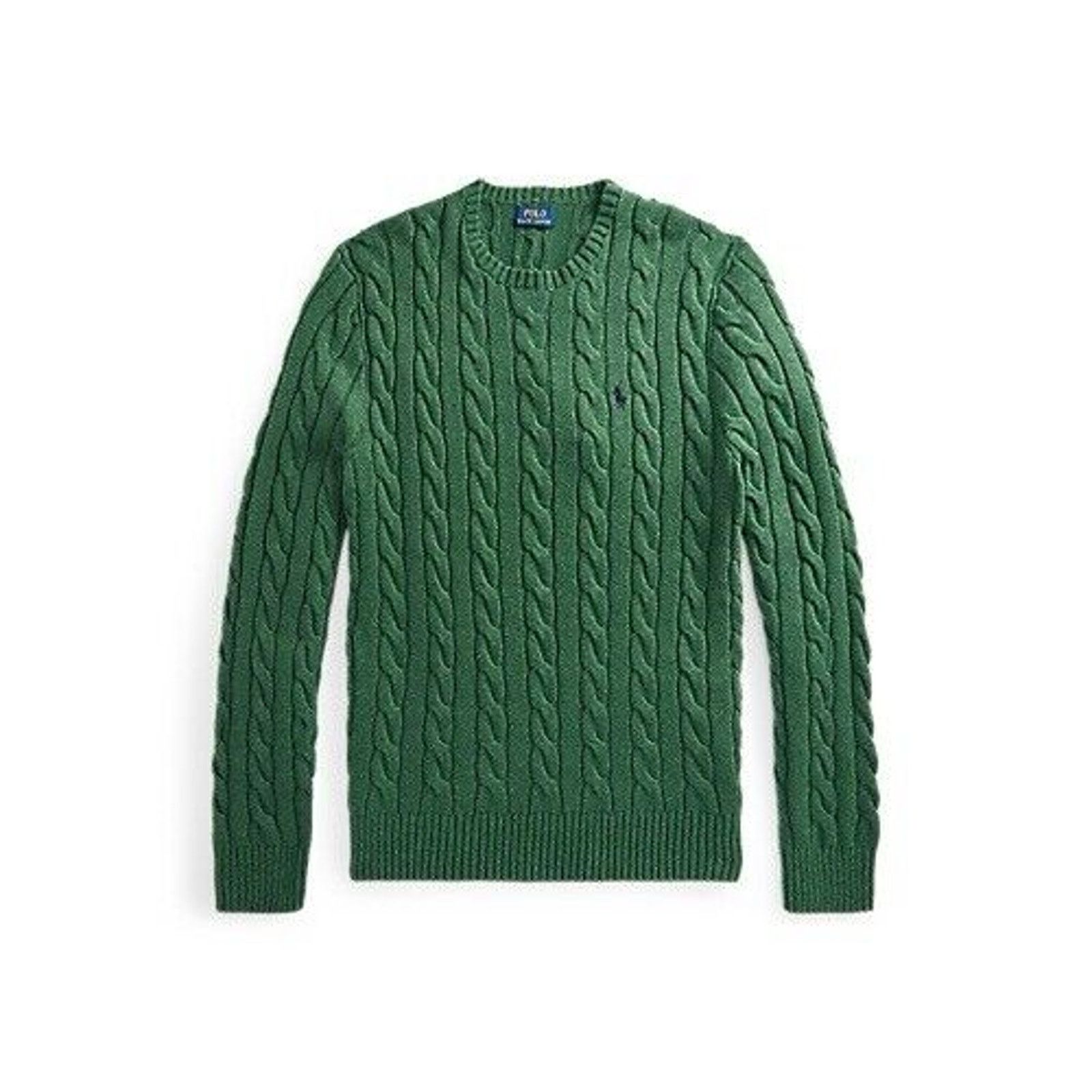 Polo Ralph Lauren NWT Men's Polo Ralph Lauren Roving Cable Sweater Green Small Size US S / EU 44-46 / 1 - 2 Thumbnail