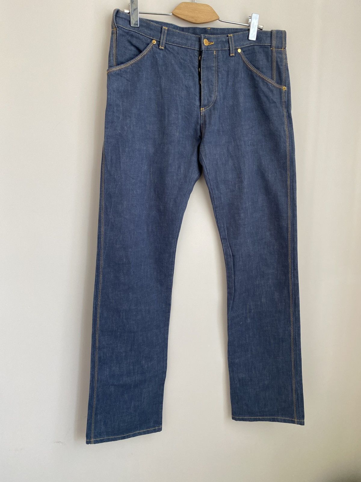 Louis Vuitton Louis Vuitton dark blue men's jeans Size US 33 - 2 Thumbnail