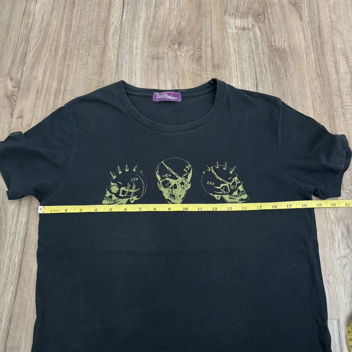 Japanese Brand 291295 Homme Skulls T Shirt Black 18.5x25 Size US S / EU 44-46 / 1 - 8 Thumbnail