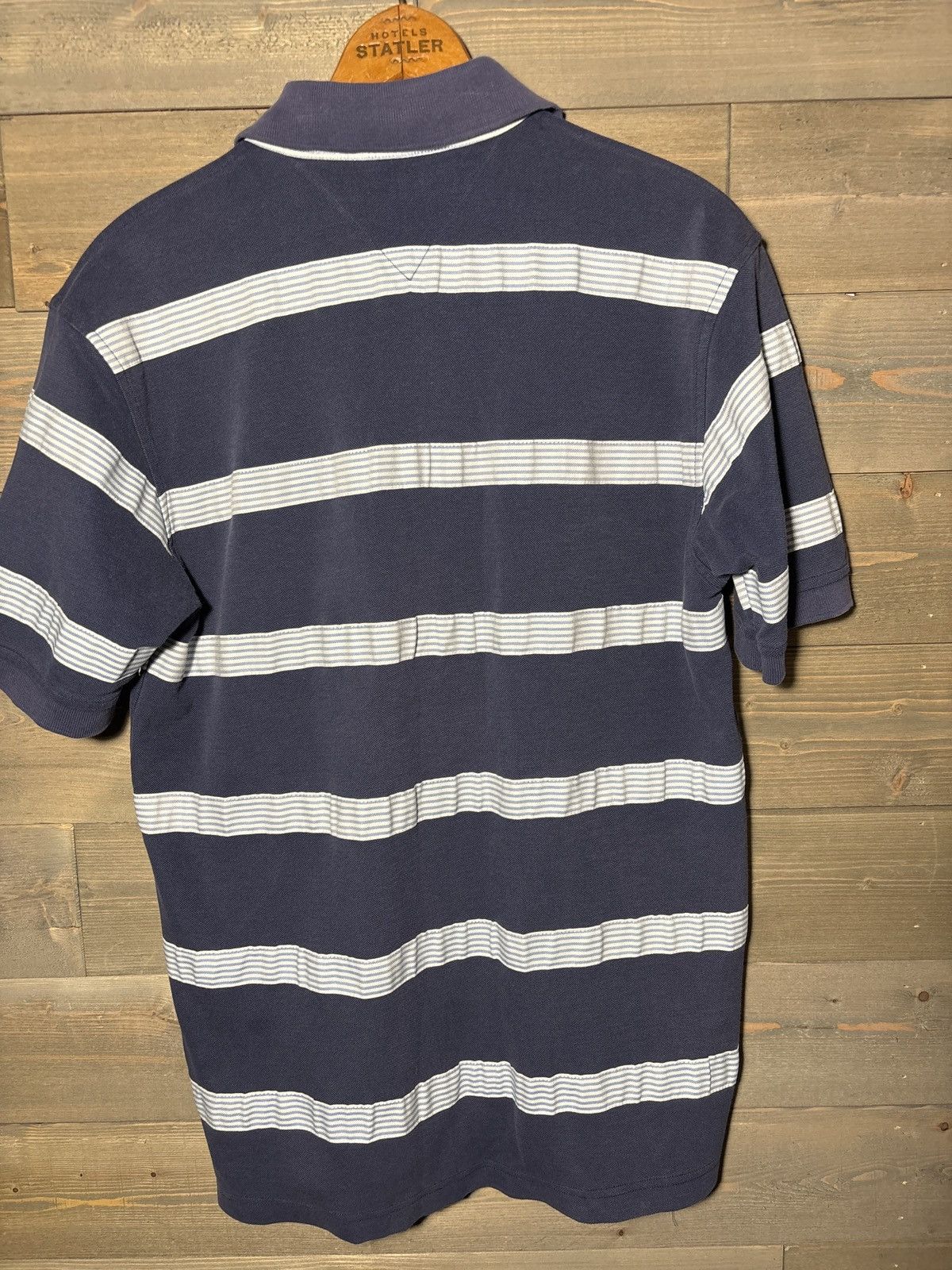Tommy Hilfiger Y2K Blue Golfer polo shirt vintage prep style(small) Size US S / EU 44-46 / 1 - 6 Thumbnail
