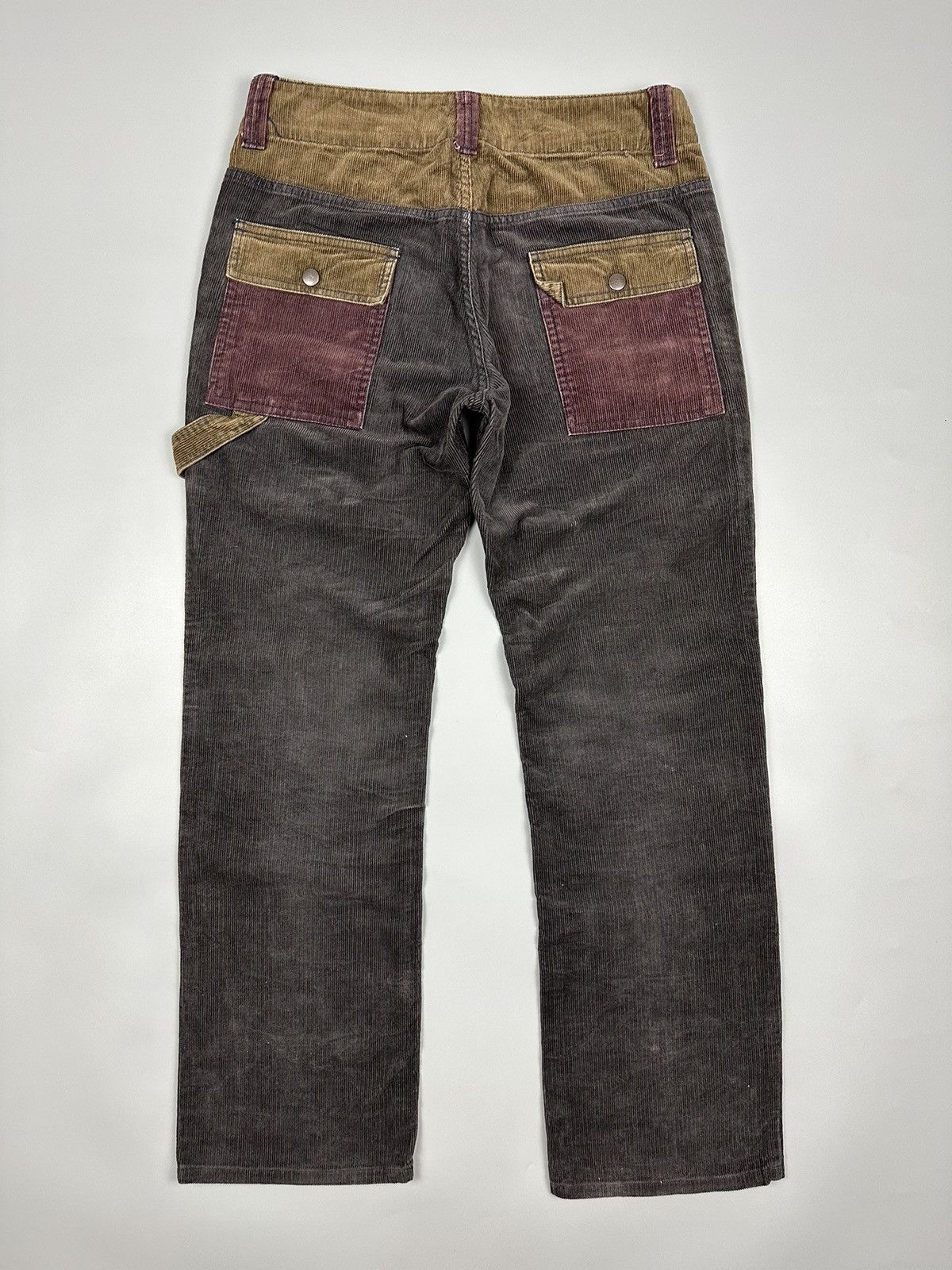If Six Was Nine × Japanese Brand Vintage Studio Oribe Multi Colour Curdoroy Bush Pants Size US 30 / EU 46 - 2 Thumbnail
