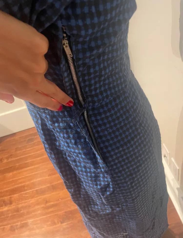 Vintage Vintage Checked Dress Size XS / US 0-2 / IT 36-38 - 2 Thumbnail