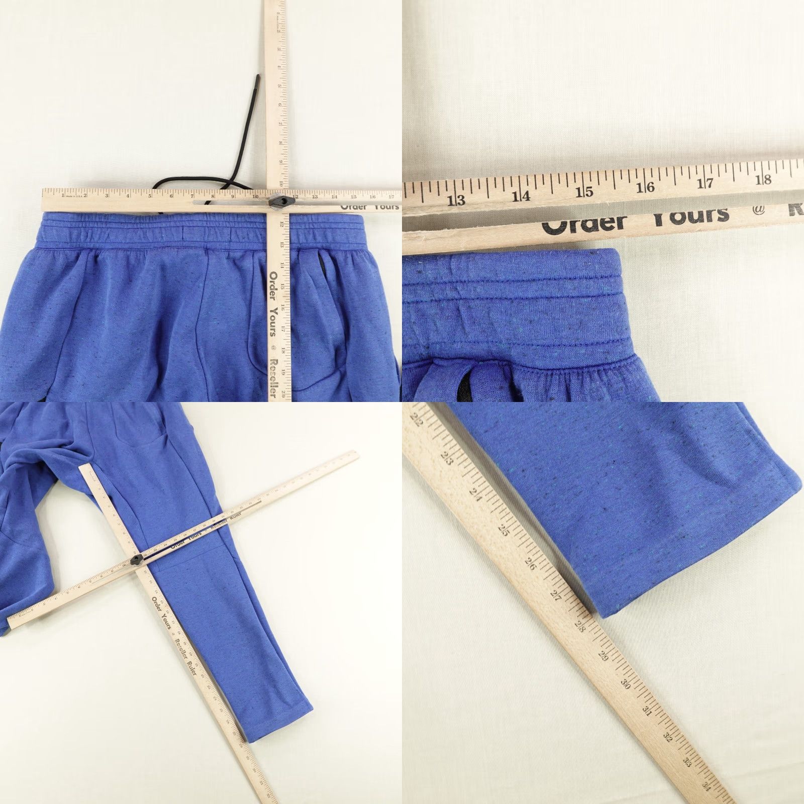 Nike Nike Tech Fleece Pants Men Large Blue Gym Joggers Sweatpants Sweat Nike Pants Tech Fleece Size US 33 - 8 Thumbnail