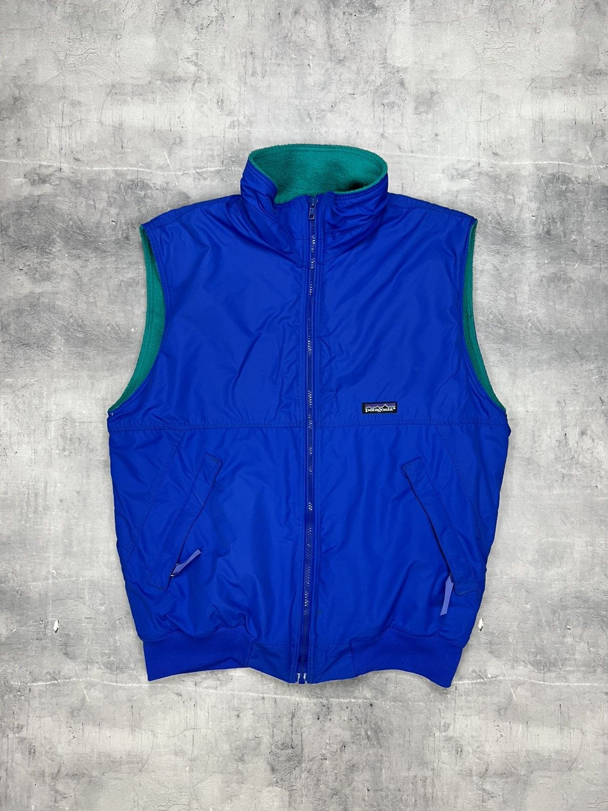 Patagonia × Vintage Vintage Patagonia Vest Synchilla Fleece Lined Nylon Shell M Size US M / EU 48-50 / 2 - 2 Thumbnail