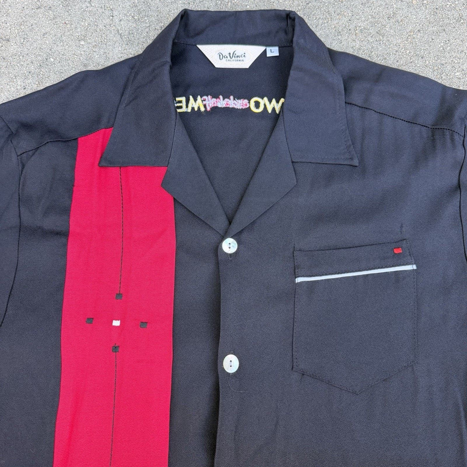 Vintage Vintage Da Vinci Two & A Half Man Lounge Shirt Charlie Sheen Size US L / EU 52-54 / 3 - 2 Thumbnail