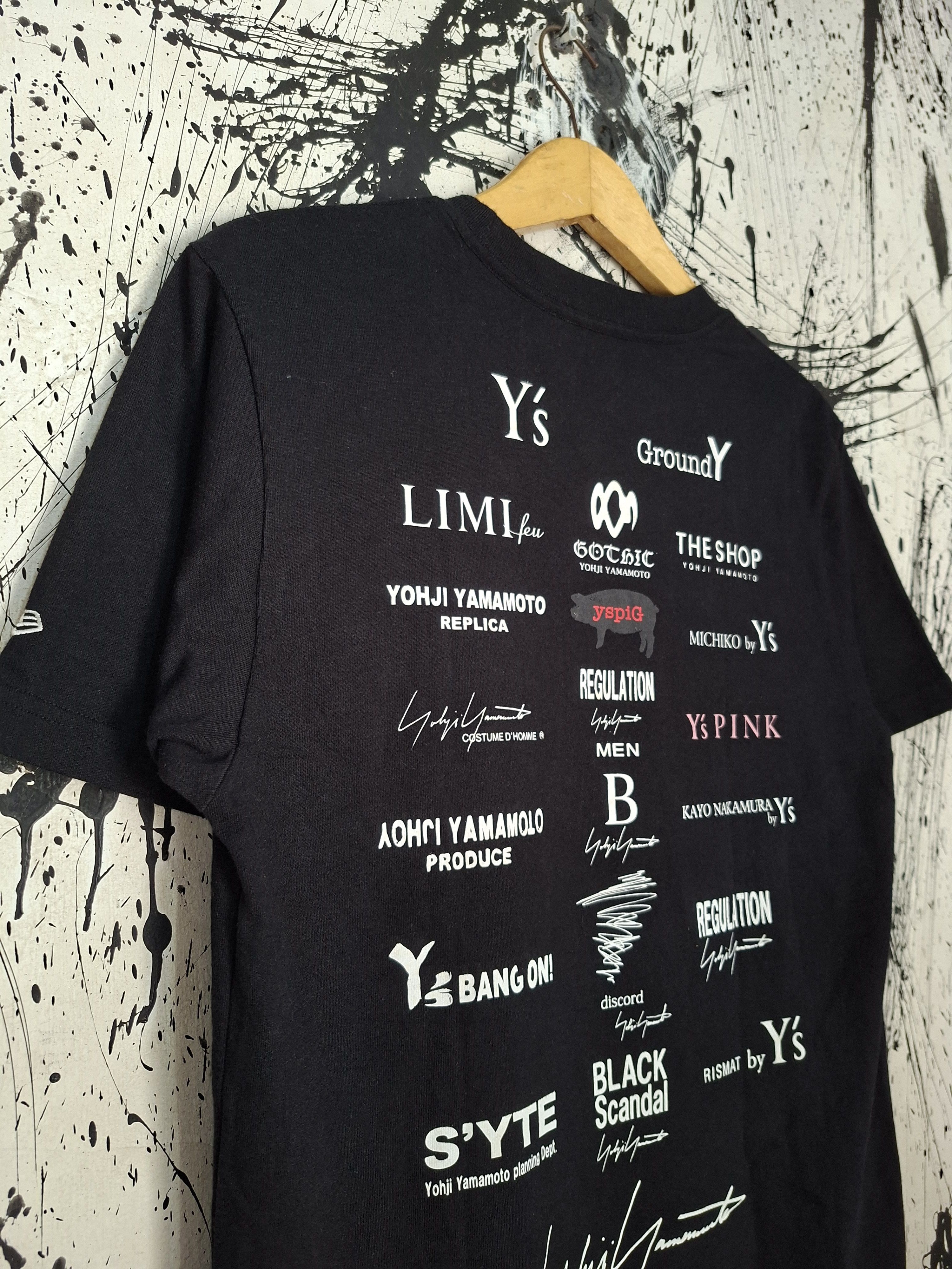 New Era × Yohji Yamamoto YOHJI YAMAMOTO X NEW ERA SS 2020 ANNIVERSARY 100TH T-SHIRT Size US M / EU 48-50 / 2 - 2 Thumbnail