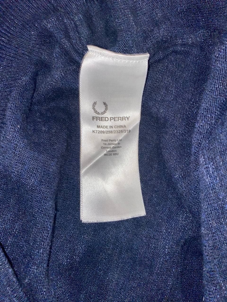 Fred Perry × Vintage Fred Perry Navy Jamper Size US M / EU 48-50 / 2 - 3 Thumbnail