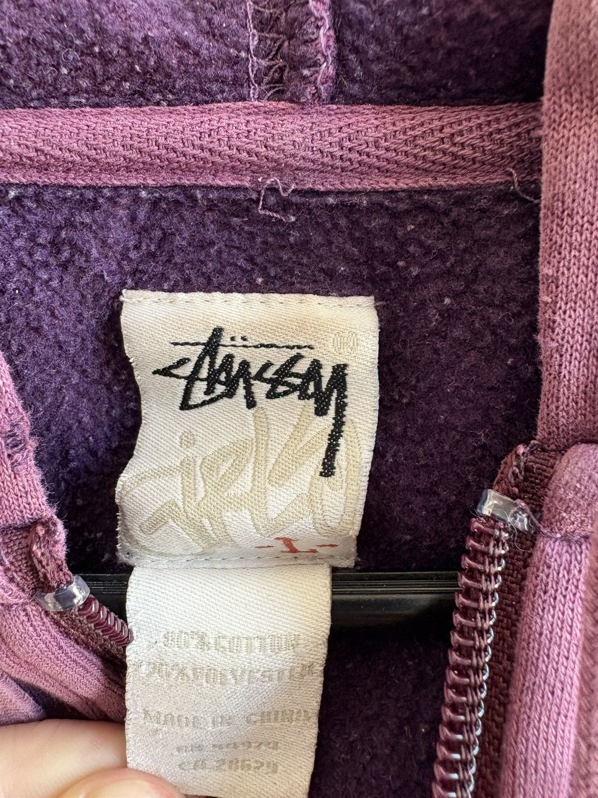 Stussy RARE Vintage Stüssy Girls Hoodie “Boomin System” Boombox L Size L / US 10 / IT 46 - 3 Thumbnail