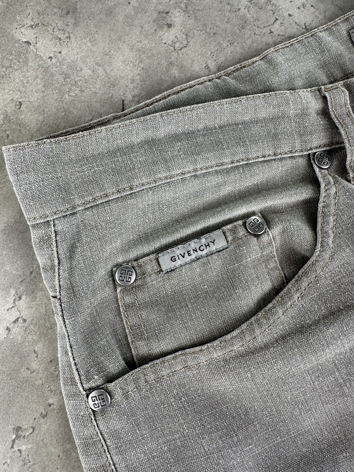 Givenchy Givenchy Vintage Linen Pants Size US 34 / EU 50 - 6 Thumbnail