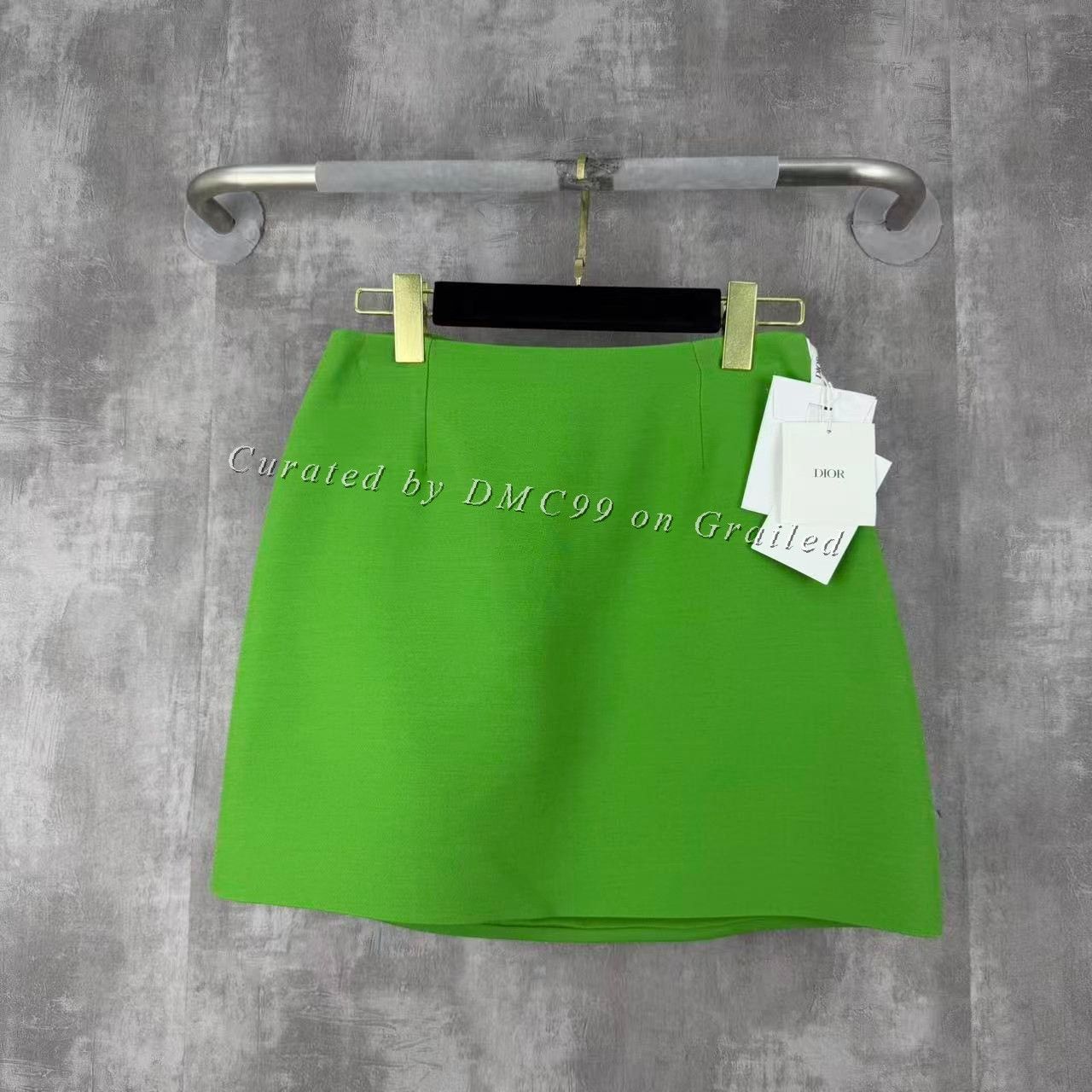Dior Dior Wool Silk Blend Mini Skirt Size 36" / US 14 / IT 50 - 1 Thumbnail