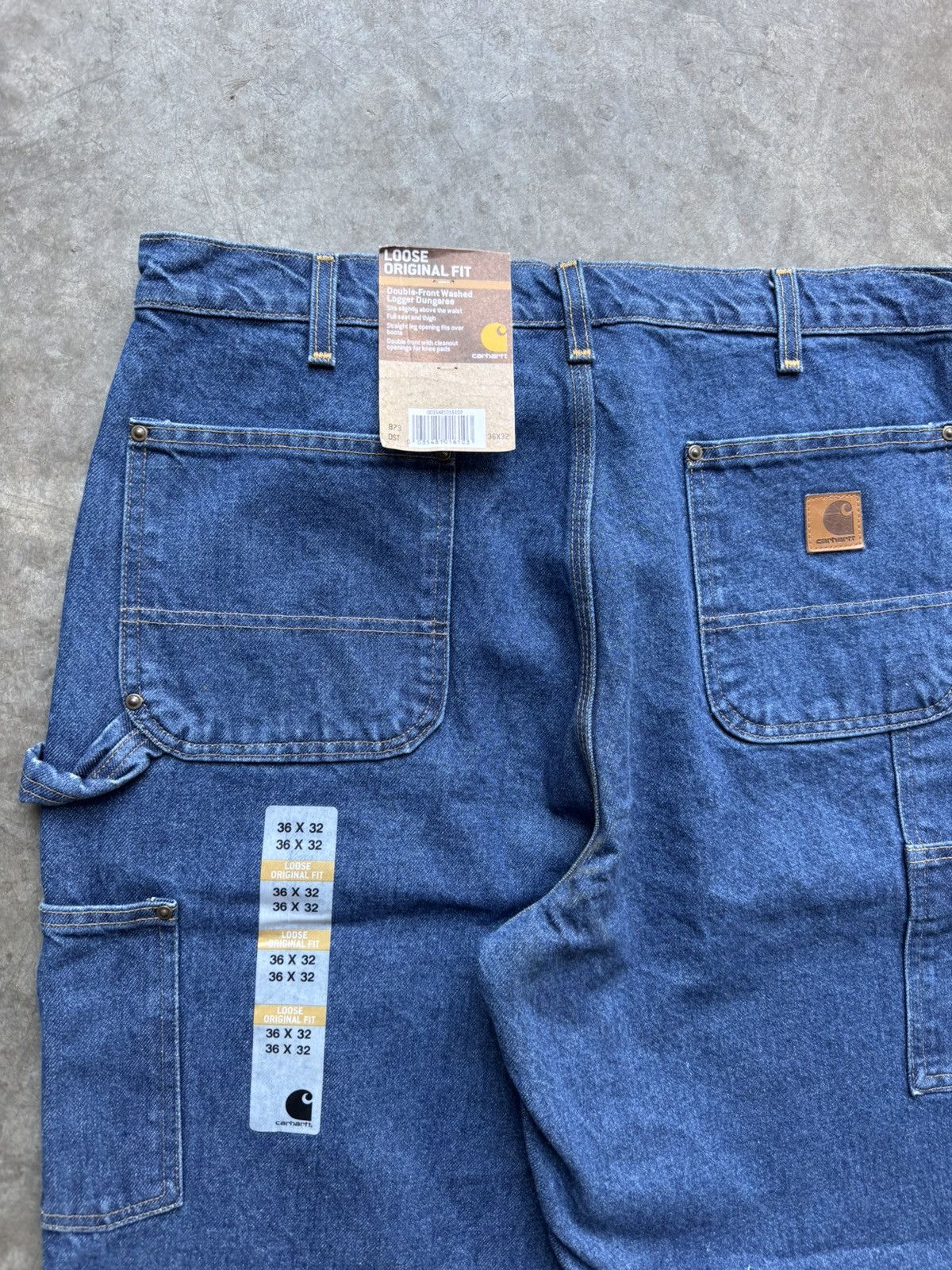 Carhartt × Vintage Vintage 1990’s Deadstock NWT Carhartt Denim Double Knees Size US 34 / EU 50 - 6 Thumbnail
