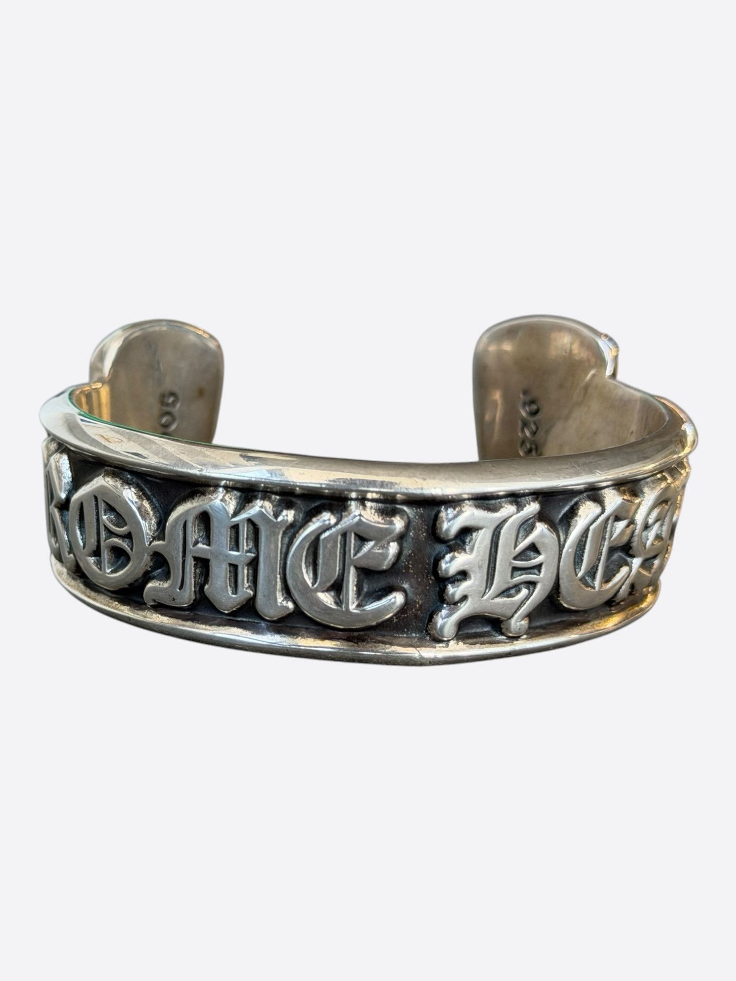 Chrome Hearts Chrome Hearts Silver Scroll Cuff Bracelet Size ONE SIZE - 1 Thumbnail