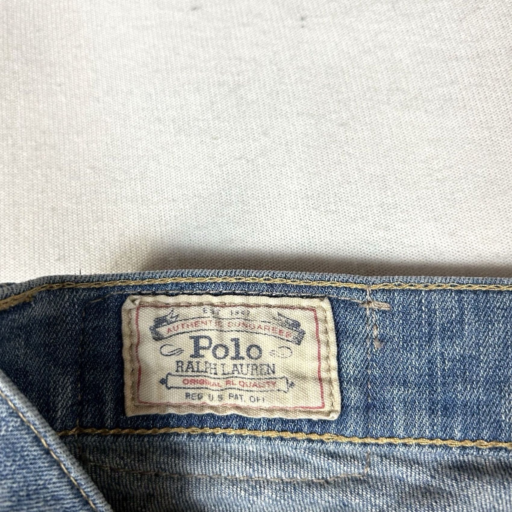 Polo Ralph Lauren Polo Ralph Lauren Jeans Womens 26 Blue Denim Low Rise Skinny 90s Hipster Preppy Vintage: No Size 26" / US 2 / IT 38 - 4 Thumbnail