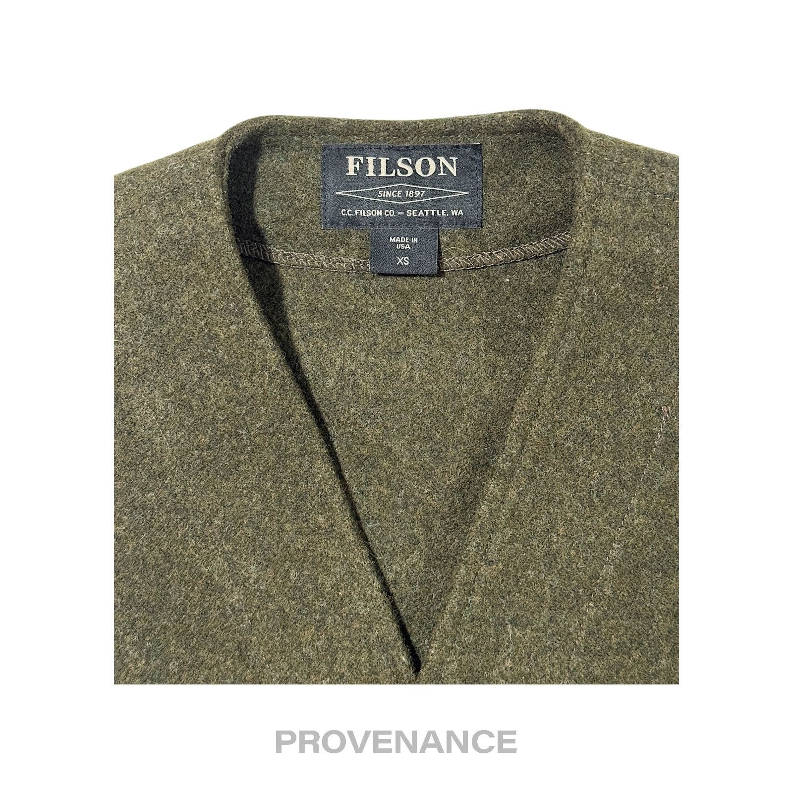 Filson 🔴 Filson Mackinaw Wool Vest - Forest Green XS Size US XS / EU 42 / 0 - 3 Thumbnail