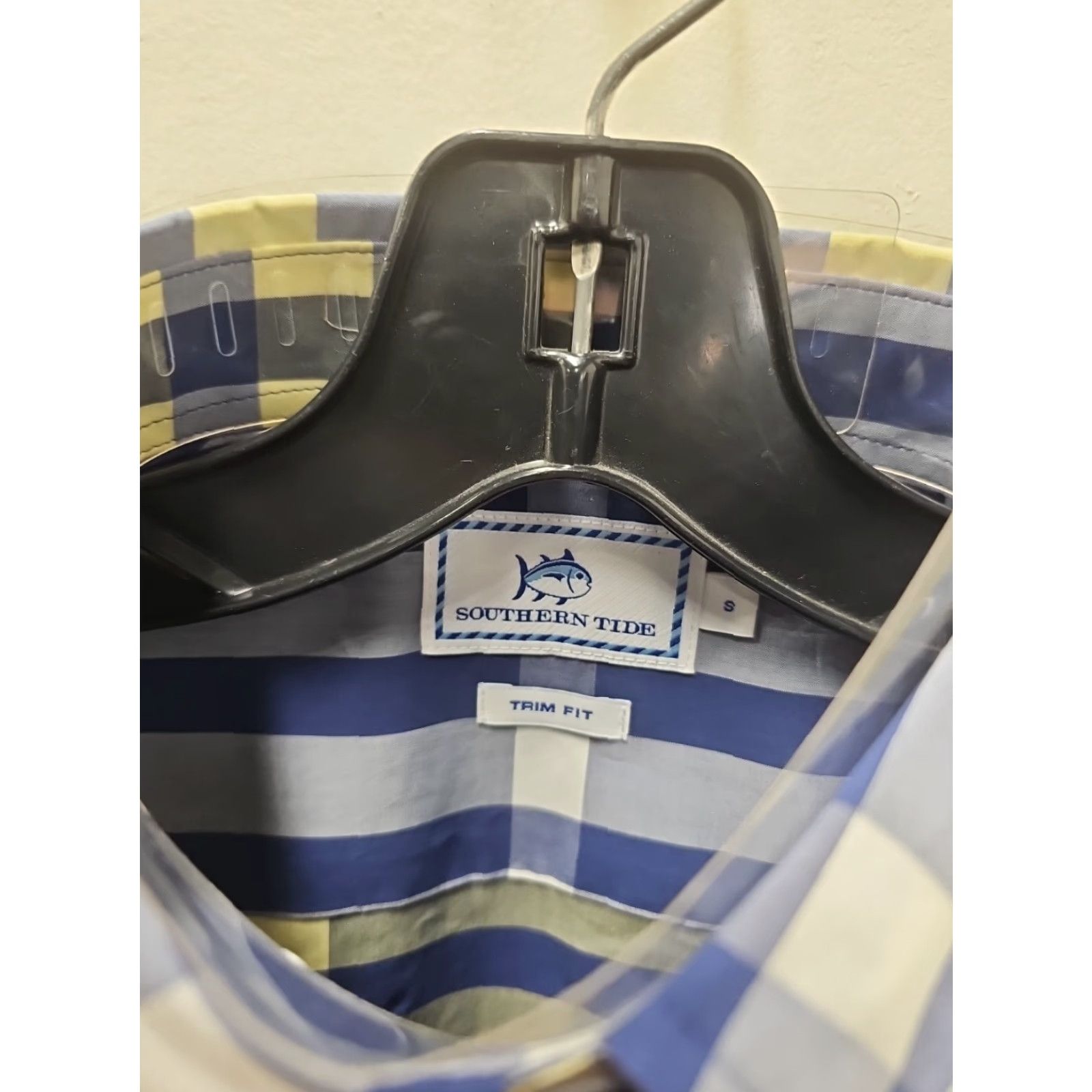Southern Tide Southern Tide Shirt Mens Slim Plaid Button-Down Small NWT Dutch Blue 100% Cotton Long Sleeve Size US S / EU 44-46 / 1 - 4 Thumbnail