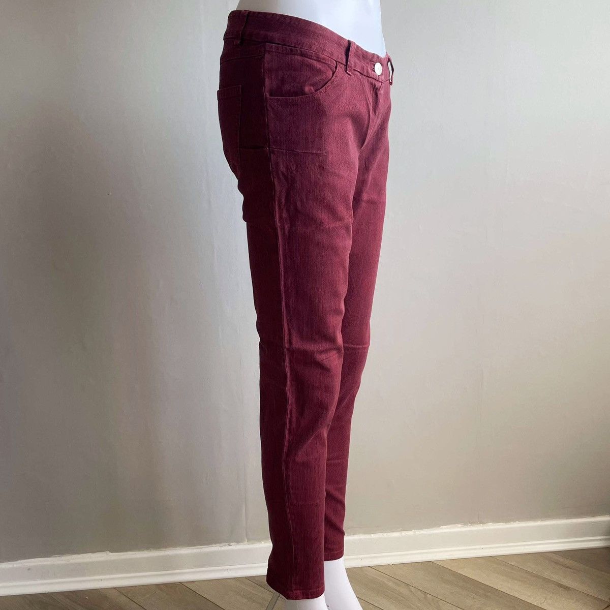 Iro Iro Red Skinny Jeans Size 27" / US 4 / IT 40 - 2 Thumbnail