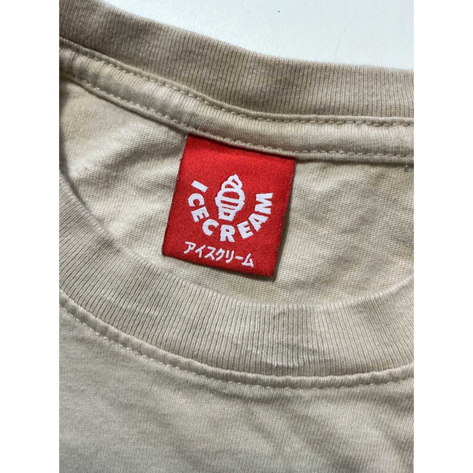 Vintage VINTAGE BBC Ice Cream Crossbones Frosted Graphic S/S T-Shirt Sz. S Mens Size US S / EU 44-46 / 1 - 7 Thumbnail