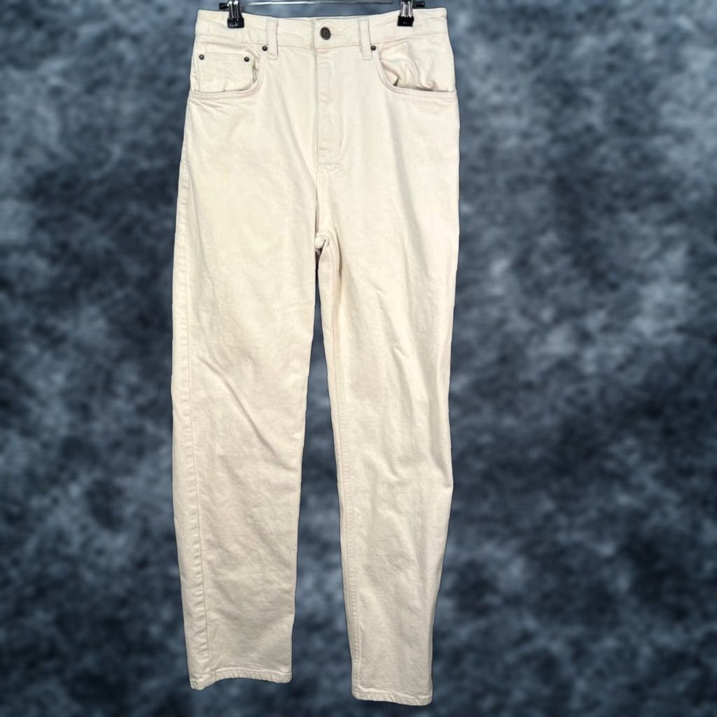 Ksubi VINTAGE ksubi Mens Jeans White 29 Slim Straight-Leg Cotton Denim 5-Pocket Mens Size US 29 - 1 Thumbnail