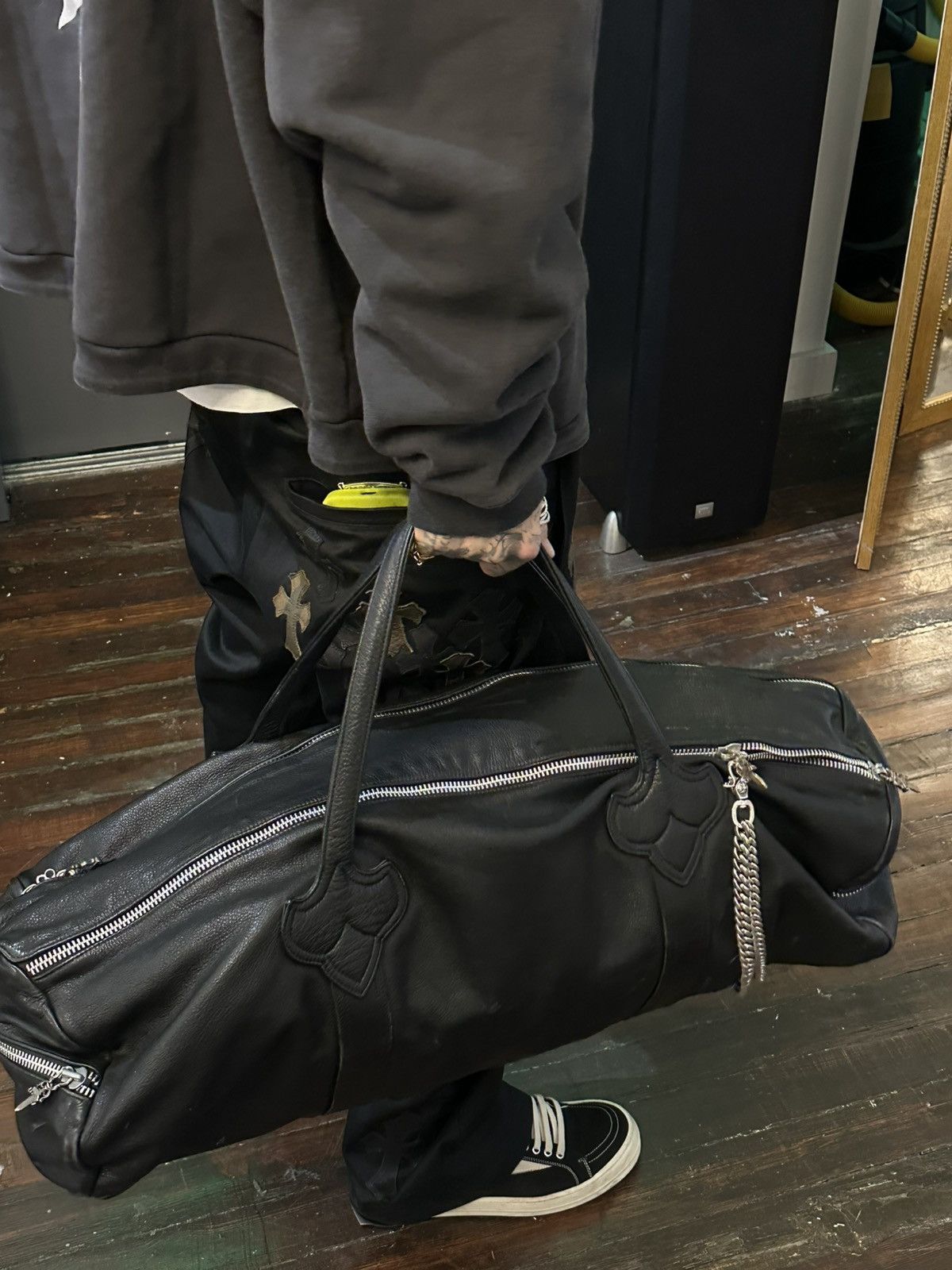 Chrome Hearts CHROME HEARTS LOADED LEATHER XL DUFFLE Size ONE SIZE - 2 Thumbnail