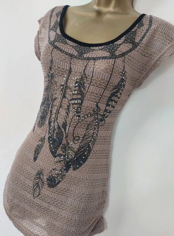 Vintage Vintage knitted top S Size S / US 4 / IT 40 - 2 Thumbnail