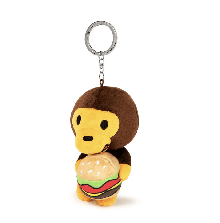 Bape Bape BABY MILO HAMBURGER PLUSH DOLL KEYCHAIN Size ONE SIZE - 2 Thumbnail