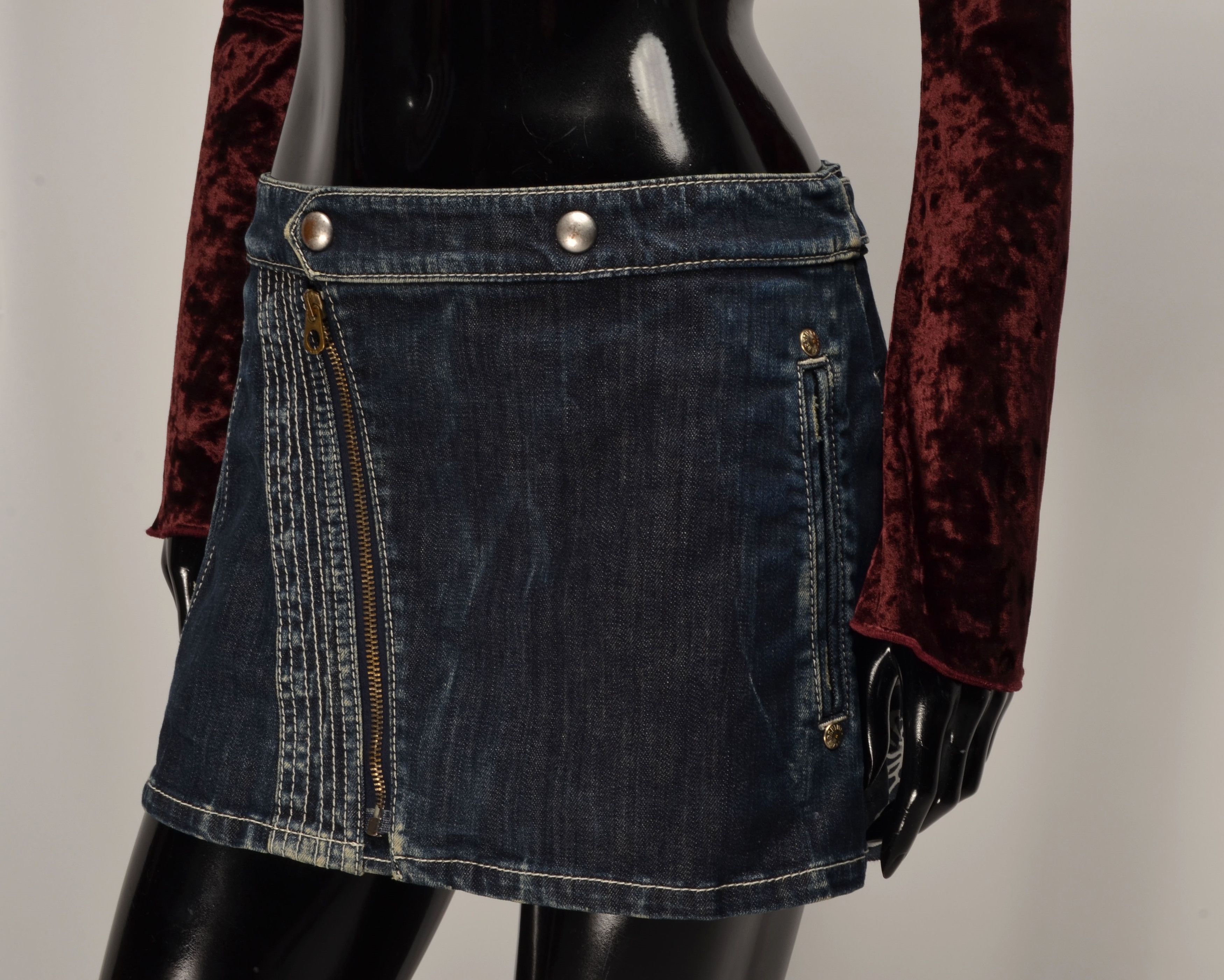 C&A × Designer × Vintage Clockhouse Vintage Y2K Fairy Burgundy Cropped Bolero Top Size S / US 4 / IT 40 - 3 Thumbnail