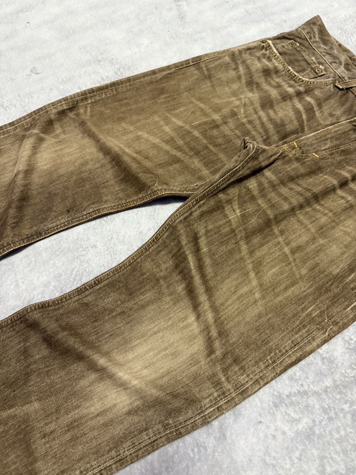 Edwin Edwin 503 Flare Faded Brown Bootcut Jeans Size US 34 / EU 50 - 6 Thumbnail