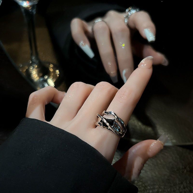 Jewelry Vibe Jewelry Rings Open Size Chrome Ring (Size 7-13) Size ONE SIZE - 6 Thumbnail
