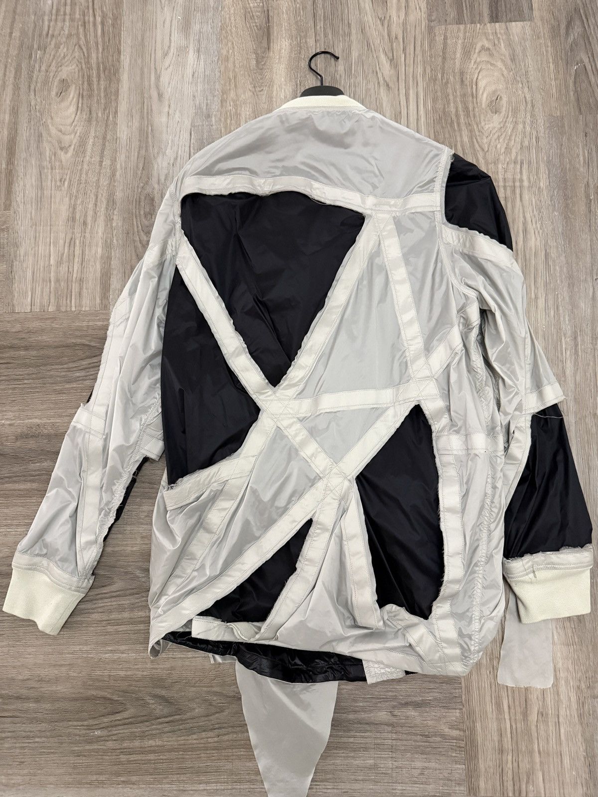 Rick Owens Rick Owens SS19 BABEL Runway Destroyed Rod Flight Jacket 50 Size US M / EU 48-50 / 2 - 2 Thumbnail