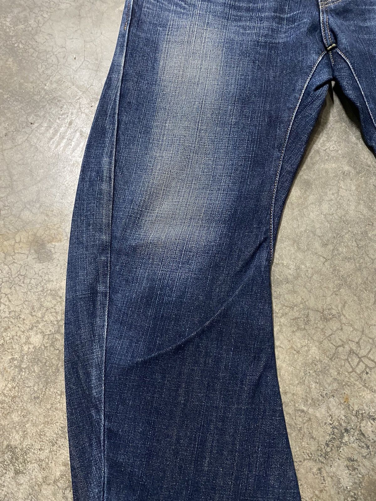 Edwin × Hysteric Glamour × Tornado Mart Baggy Jeans Japanese Edwin Crossbones Distressed Jeans Size US 34 / EU 50 - 9 Thumbnail