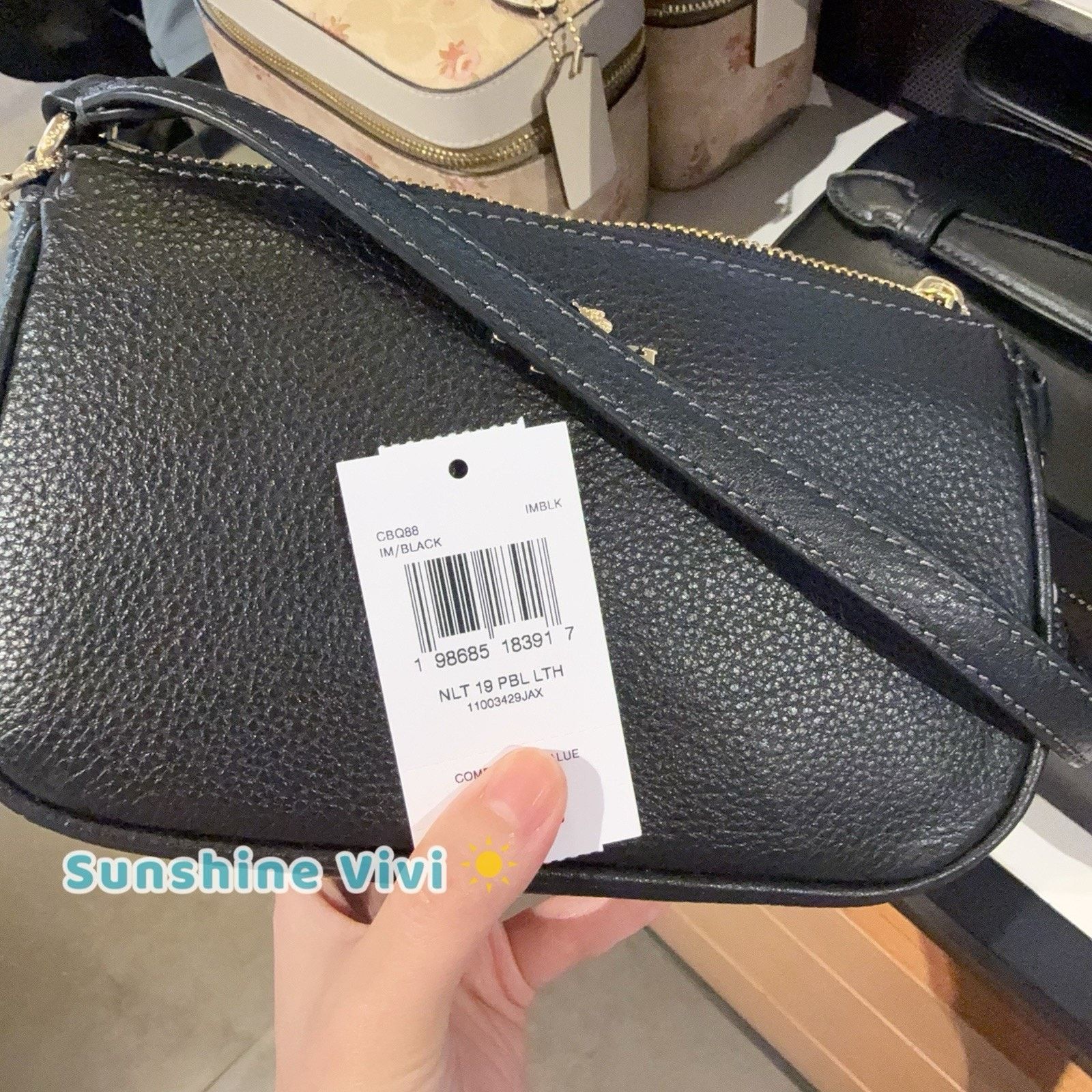 Coach NWT Coach Nolita 19 Bag Handbag Leather CBQ88 Gold/black Size ONE SIZE - 6 Thumbnail