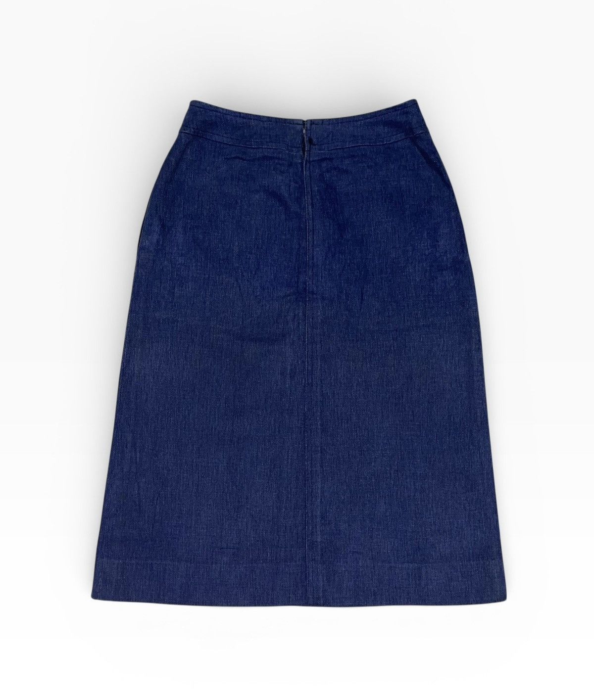 Celine Vintage Celine Paris Denim Skirt Size 24" / US 00 / IT 34 - 4 Thumbnail