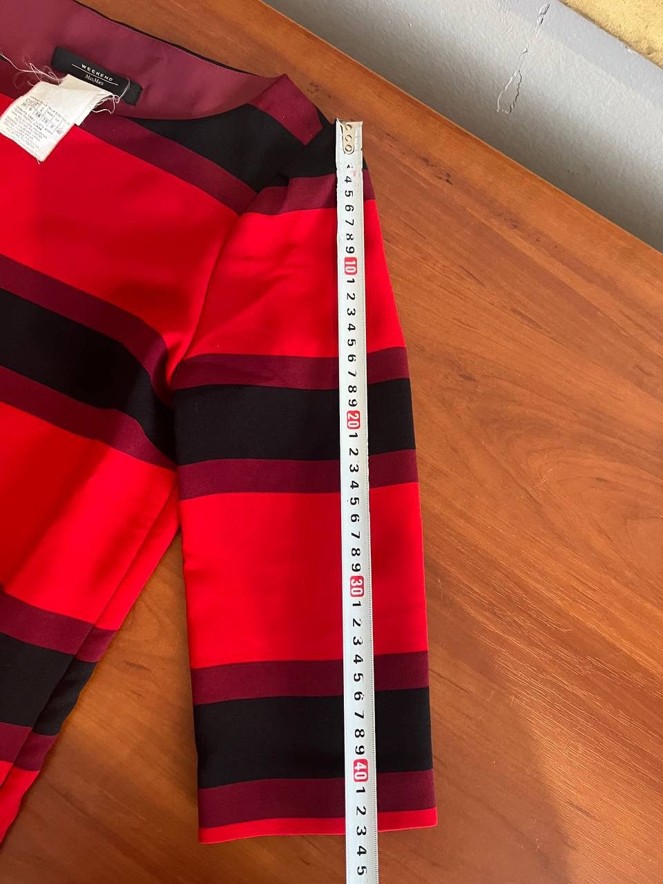 Max Mara MAX MARA WEEKEND STRIPED WOMEN EVENING MID DRESS SIZE USA 6 Size M / US 6-8 / IT 42-44 - 16 Thumbnail