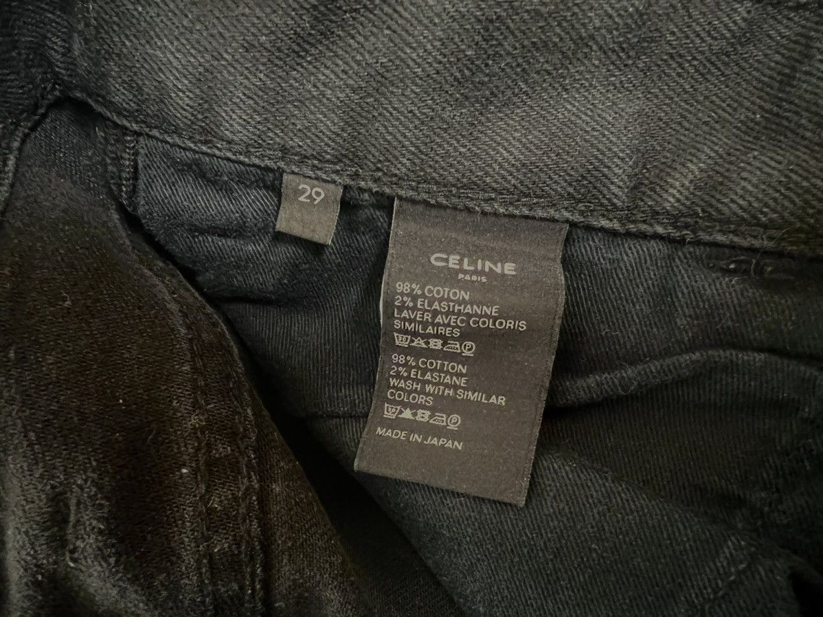 Celine Celine M_SK_003 Denim | Skinny Black D02 Hedi Slimane Size US 29 - 5 Thumbnail