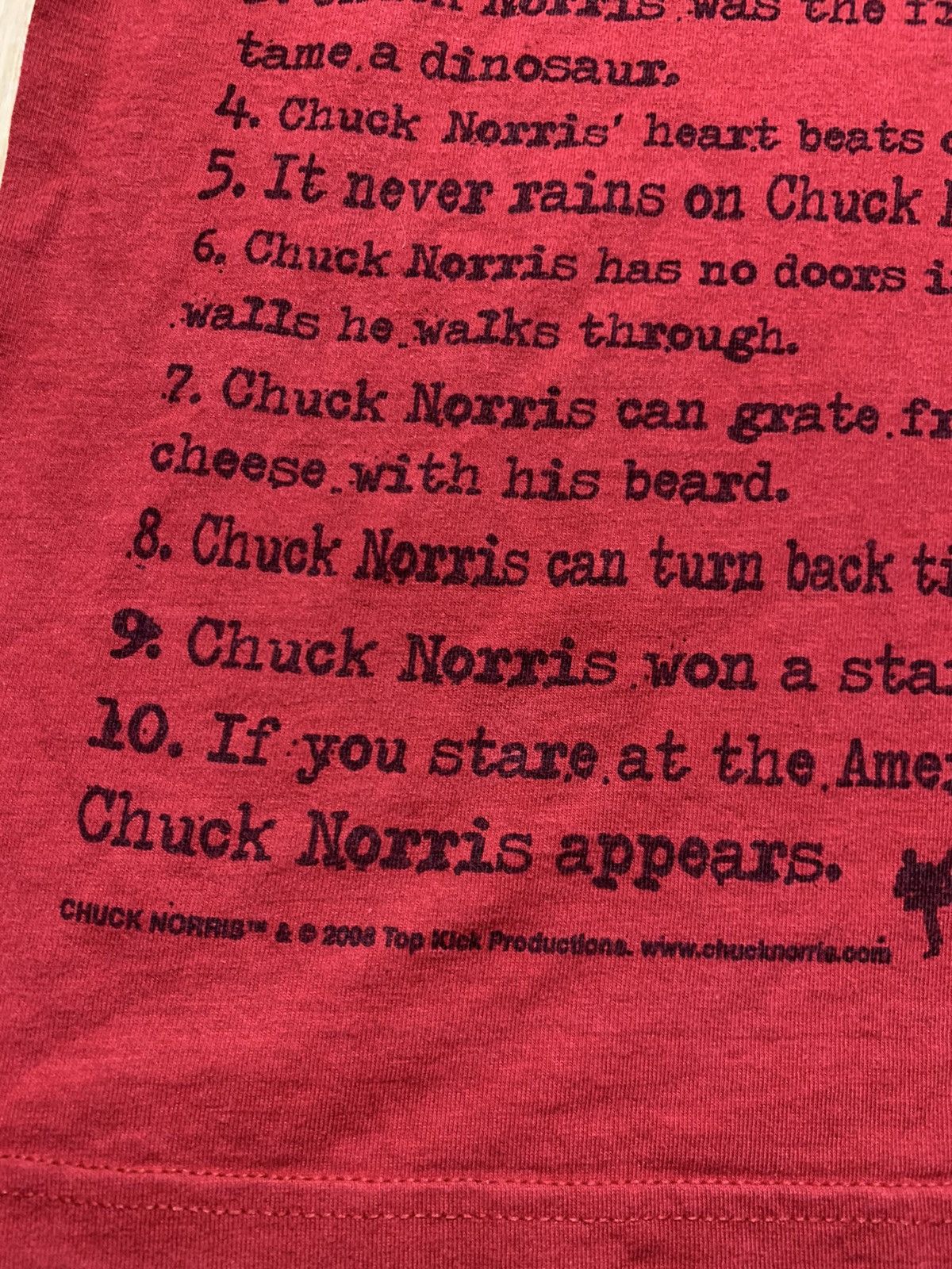 Other Vintage 00s Chuck Norris 10 Things You Need To Know Logo Tee Size US L / EU 52-54 / 3 - 6 Thumbnail
