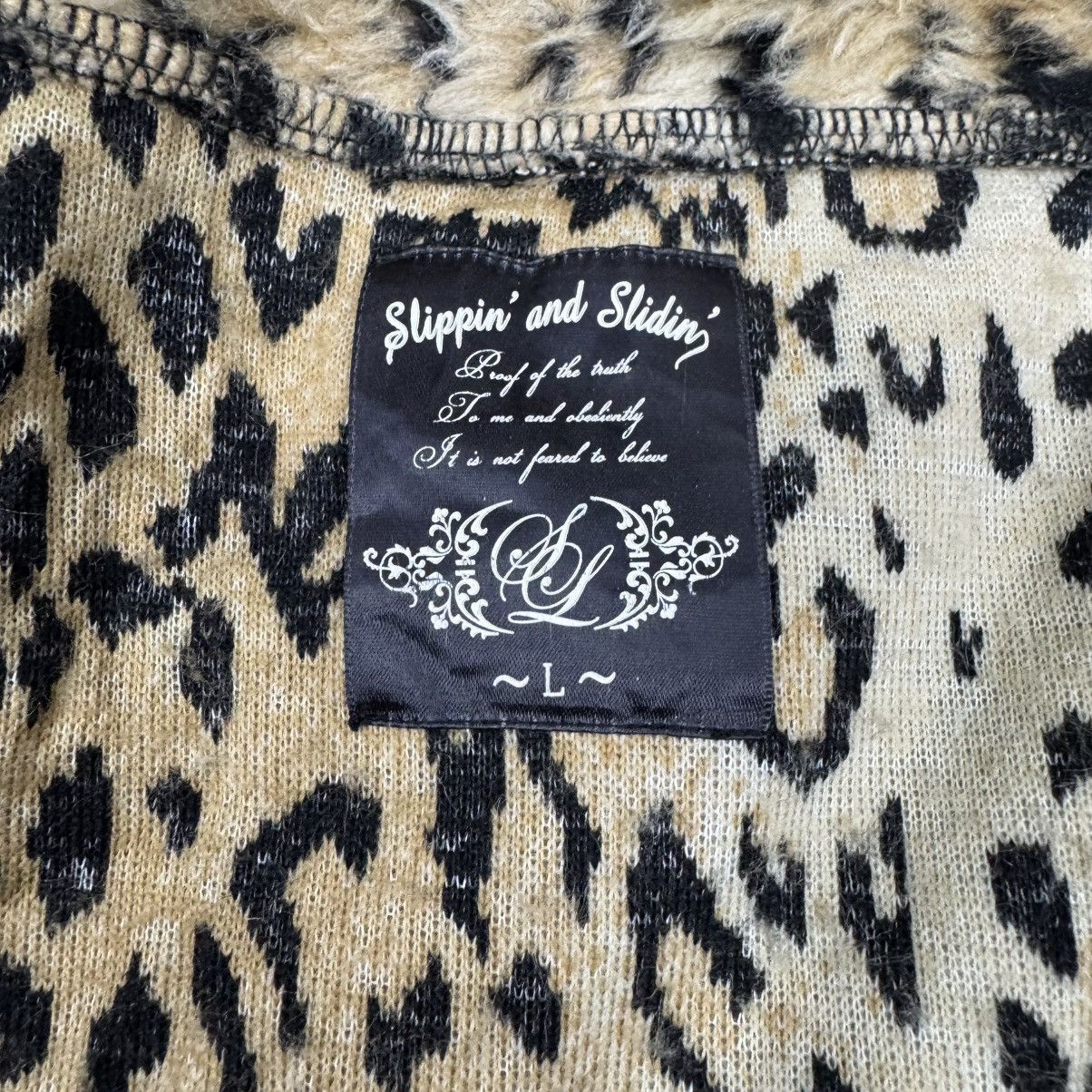 Issey Miyake 🌟SLIPPIN & SLIDIN LEOPARD HOODIE ZIP JACKET Size L / US 10 / IT 46 - 11 Thumbnail
