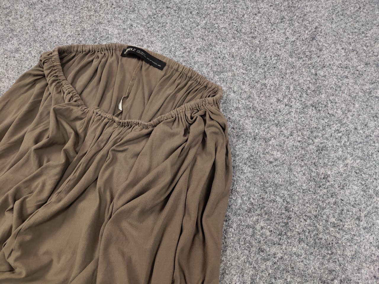 Rundholz Rundholz Design SІkirt Cylinder elastic bands khaki color Size 28" / US 6 / IT 42 - 4 Thumbnail