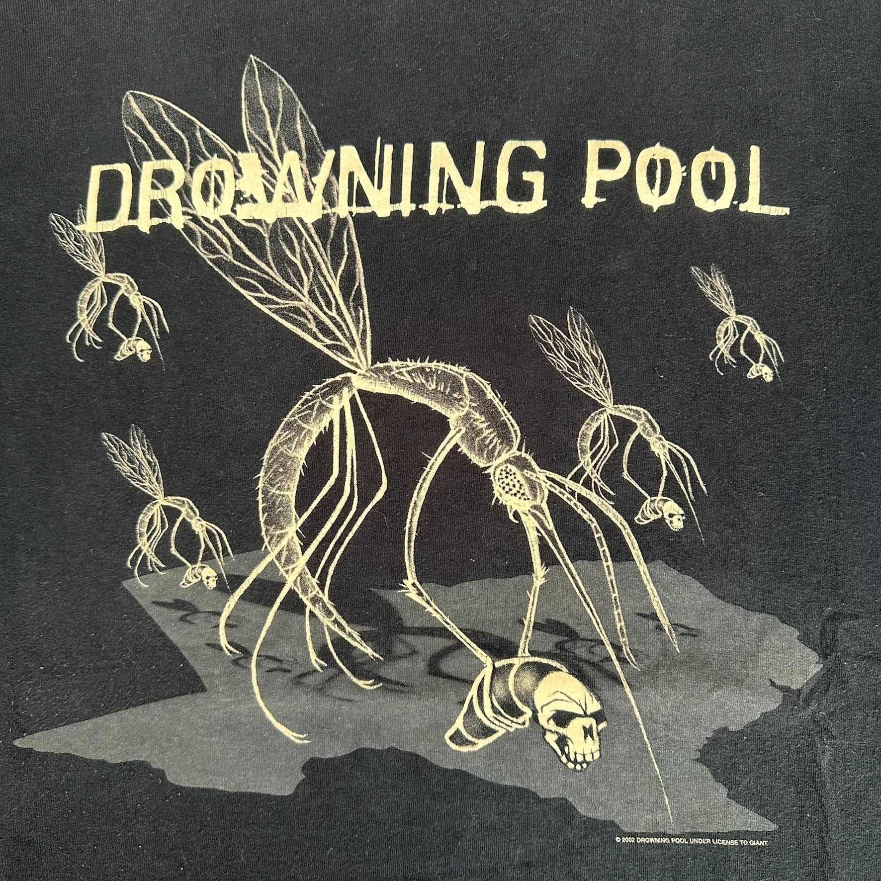 Band Tees Vintage Y2K Drowning Pool T-Shirt Mosquito Grunge Nu Metal B Size US XL / EU 56 / 4 - 2 Thumbnail