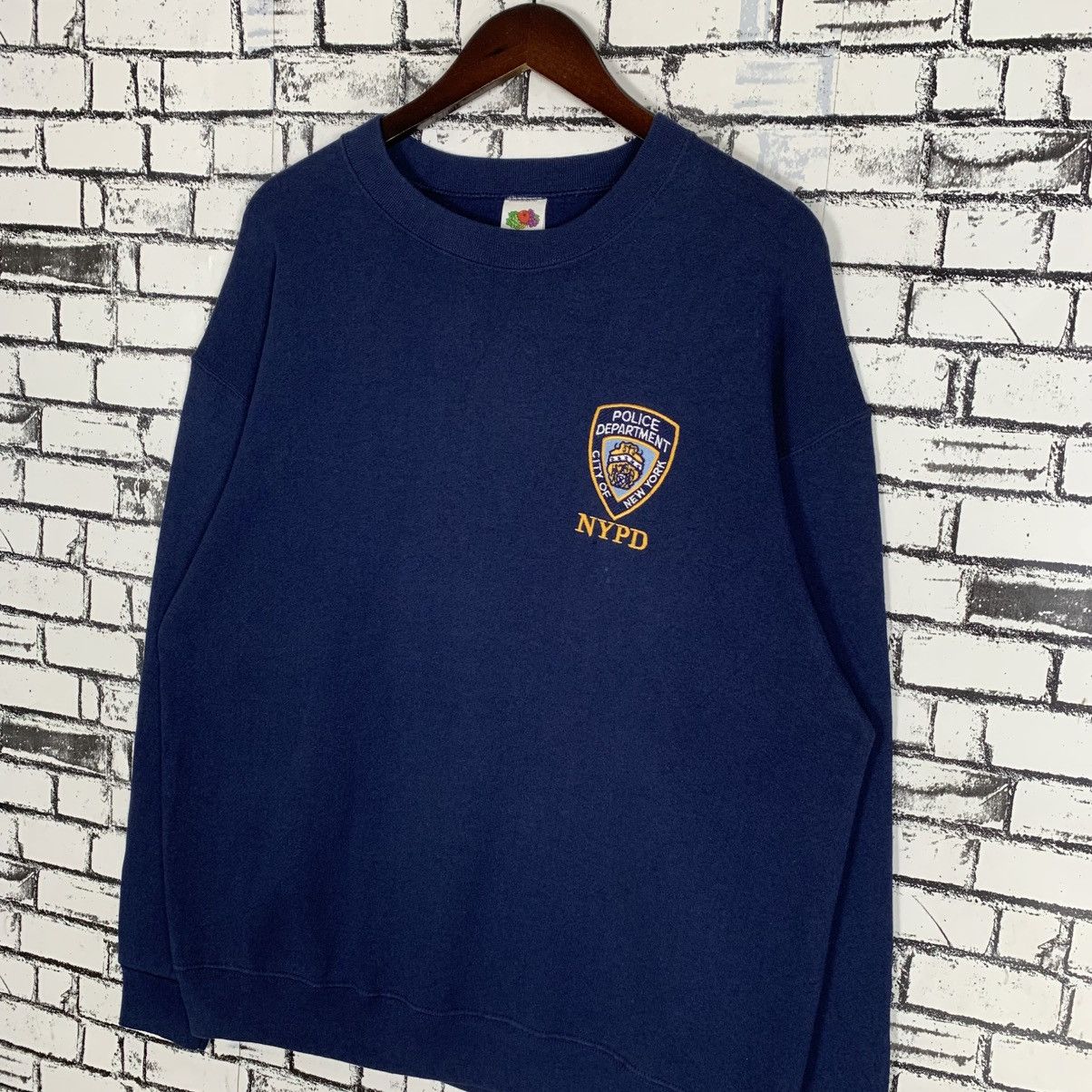 Designer × Vintage Vintage NYPD Police Department City Of New York Sweatshirt Size US L / EU 52-54 / 3 - 2 Thumbnail