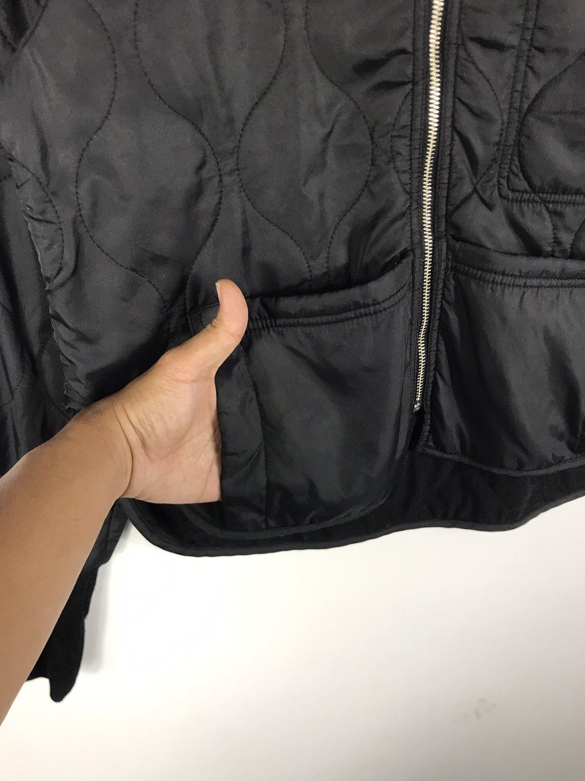 FiveBrother × Vintage ⚡️Vintage Five Brother Zipper Quilted Crop Jacket Size M / US 6-8 / IT 42-44 - 6 Thumbnail